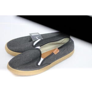 BB Collection Women’s Slip-On Espadrille Shoes Size 9 Black Canvas New With Tags